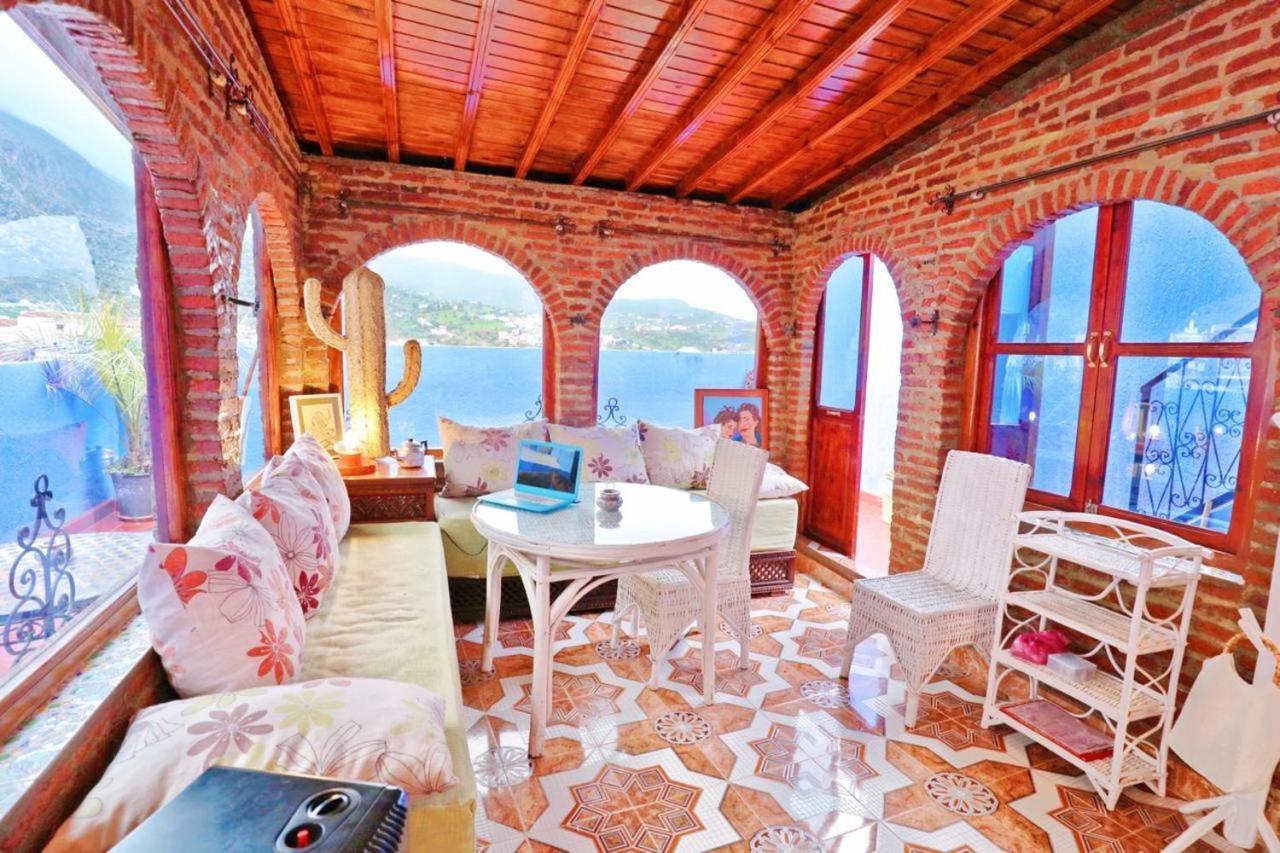 Aymane Rooftop Budget Panoramic Hotel Şafşavan Dış mekan fotoğraf