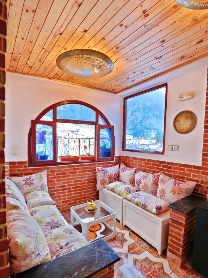 Aymane Rooftop Budget Panoramic Hotel Şafşavan Dış mekan fotoğraf